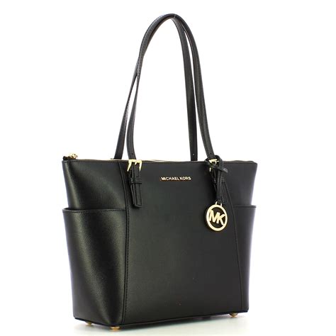 michael kors jet set item lg ew tz tote blue|Jet Set Medium Pocket Tote Bag .